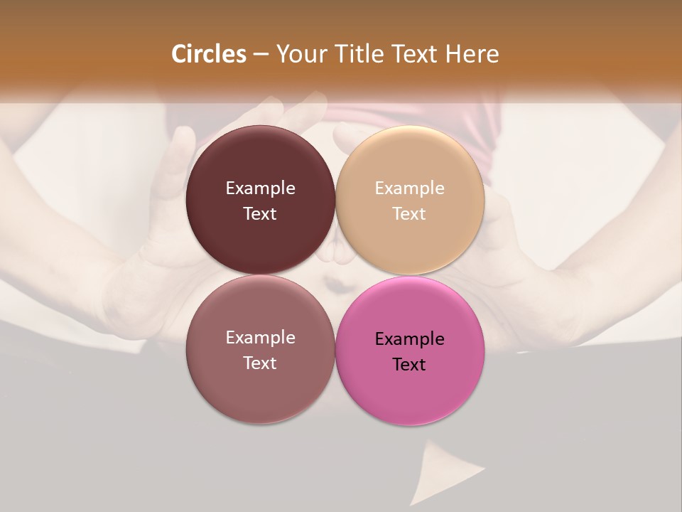 A Woman Making A Heart Shape With Her Hands PowerPoint Template