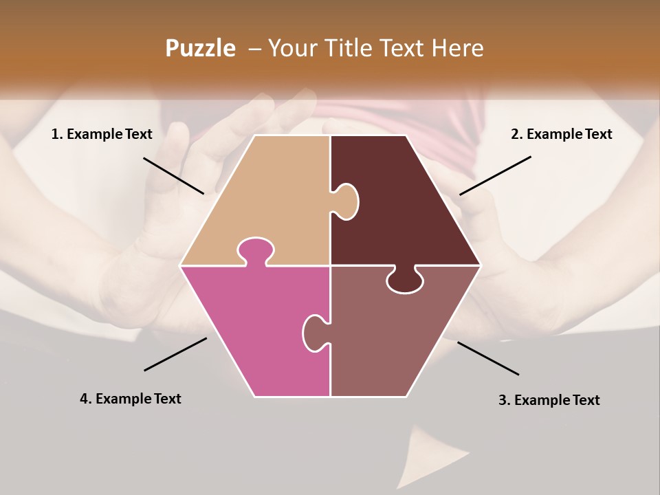 A Woman Making A Heart Shape With Her Hands PowerPoint Template