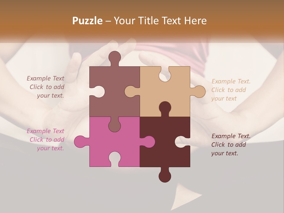 A Woman Making A Heart Shape With Her Hands PowerPoint Template