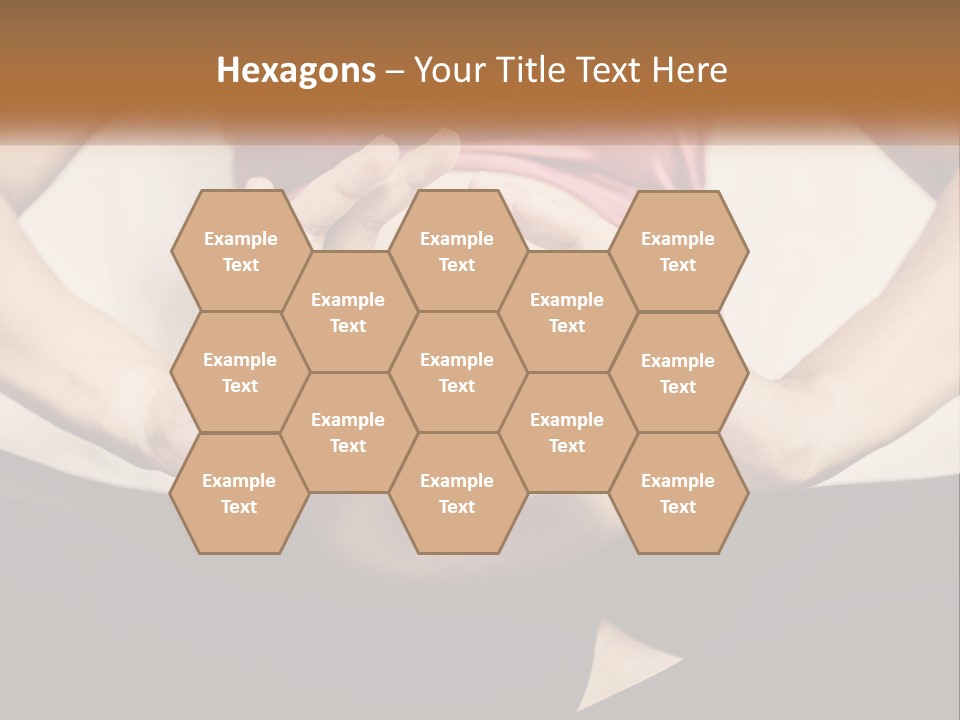 A Woman Making A Heart Shape With Her Hands PowerPoint Template