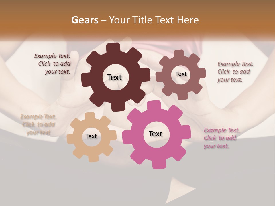A Woman Making A Heart Shape With Her Hands PowerPoint Template