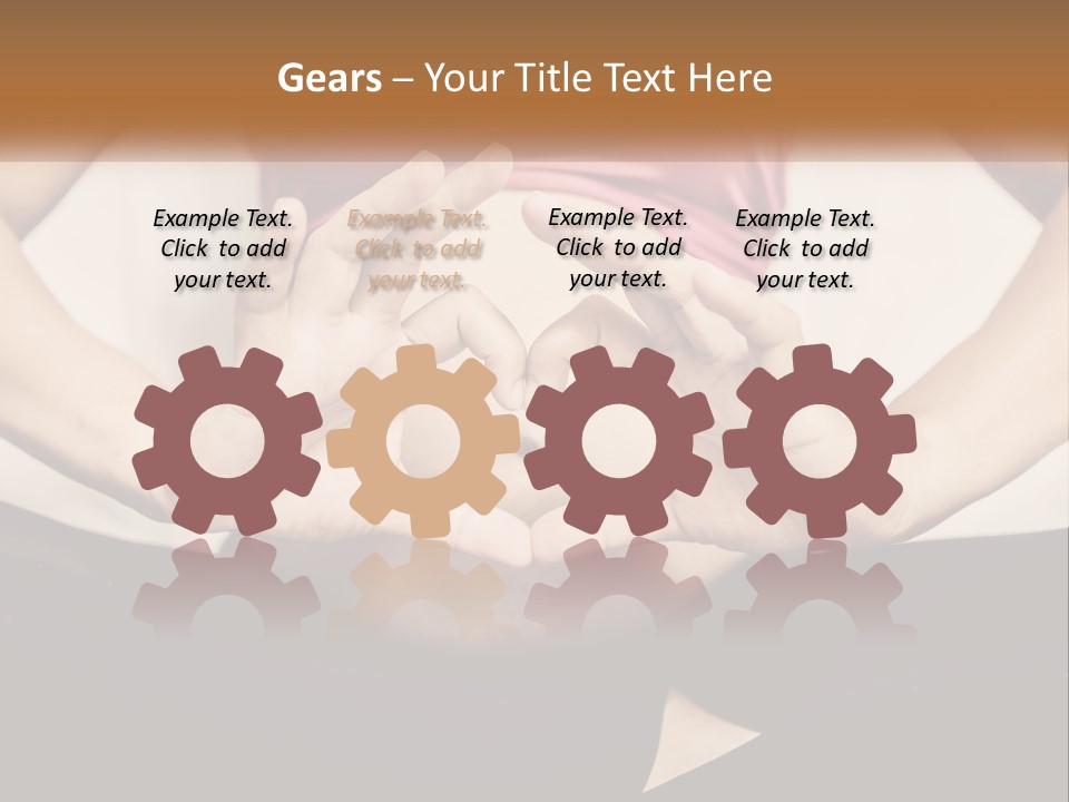 A Woman Making A Heart Shape With Her Hands PowerPoint Template