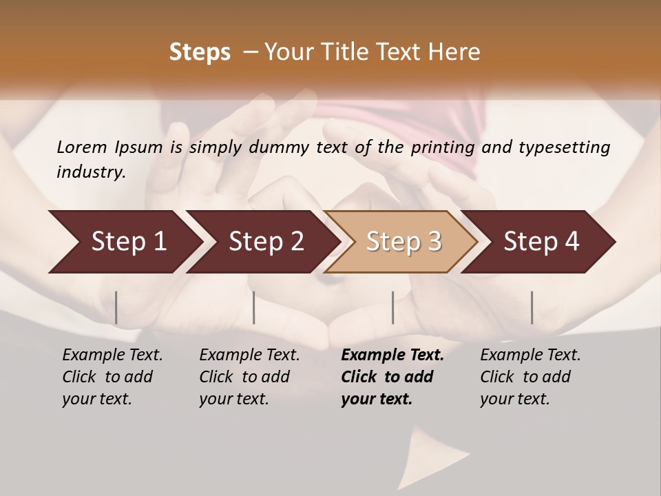 A Woman Making A Heart Shape With Her Hands PowerPoint Template
