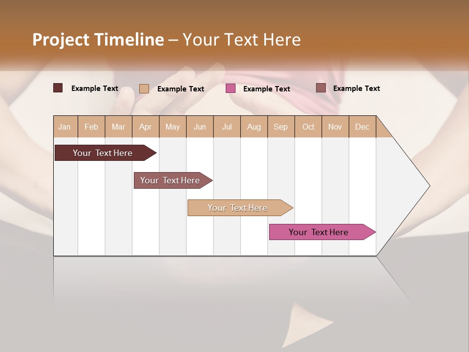 A Woman Making A Heart Shape With Her Hands PowerPoint Template
