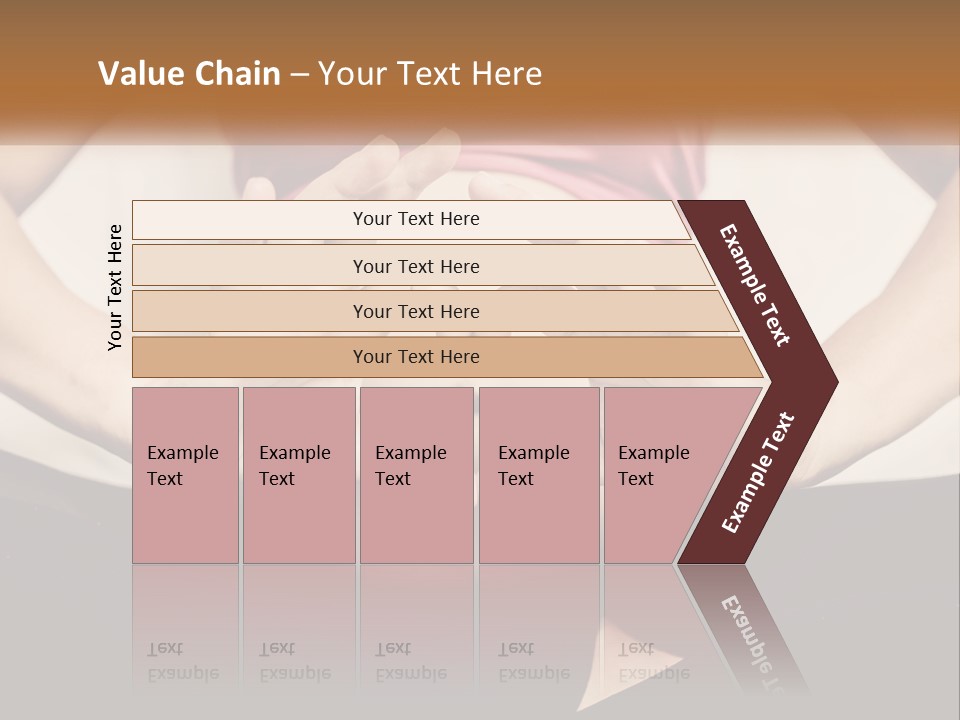 A Woman Making A Heart Shape With Her Hands PowerPoint Template