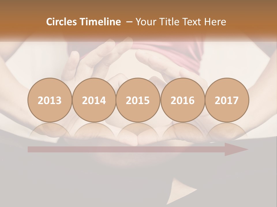 A Woman Making A Heart Shape With Her Hands PowerPoint Template