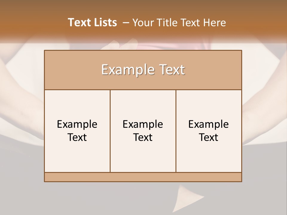 A Woman Making A Heart Shape With Her Hands PowerPoint Template