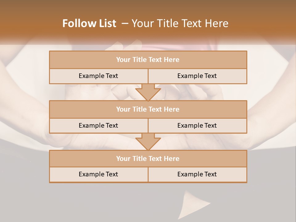 A Woman Making A Heart Shape With Her Hands PowerPoint Template