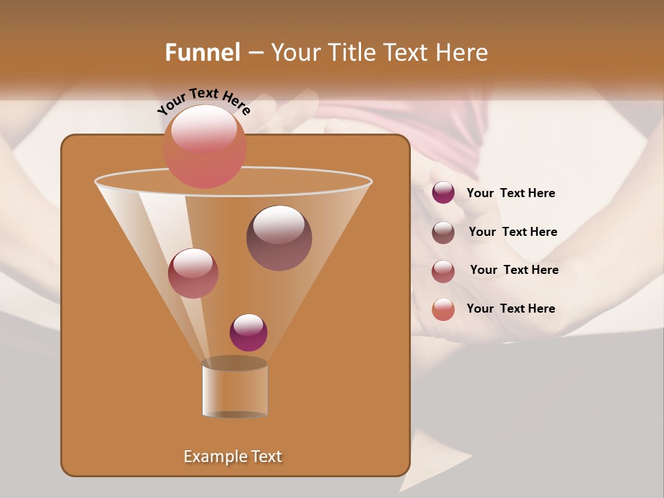 A Woman Making A Heart Shape With Her Hands PowerPoint Template