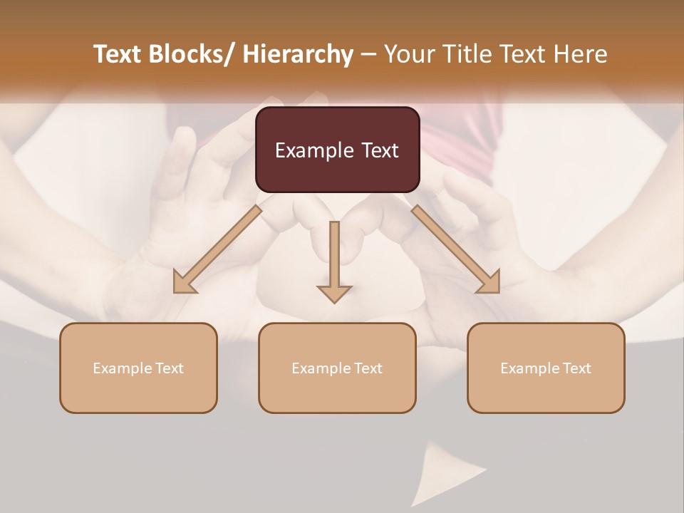 A Woman Making A Heart Shape With Her Hands PowerPoint Template