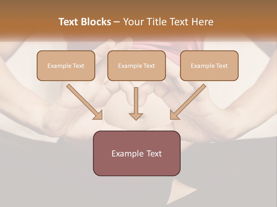 A Woman Making A Heart Shape With Her Hands PowerPoint Template