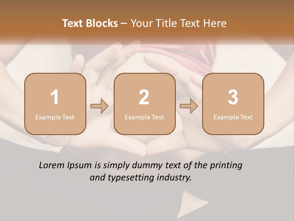 A Woman Making A Heart Shape With Her Hands PowerPoint Template