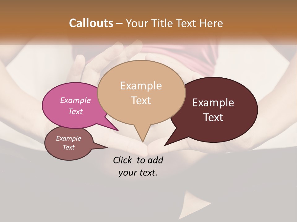 A Woman Making A Heart Shape With Her Hands PowerPoint Template