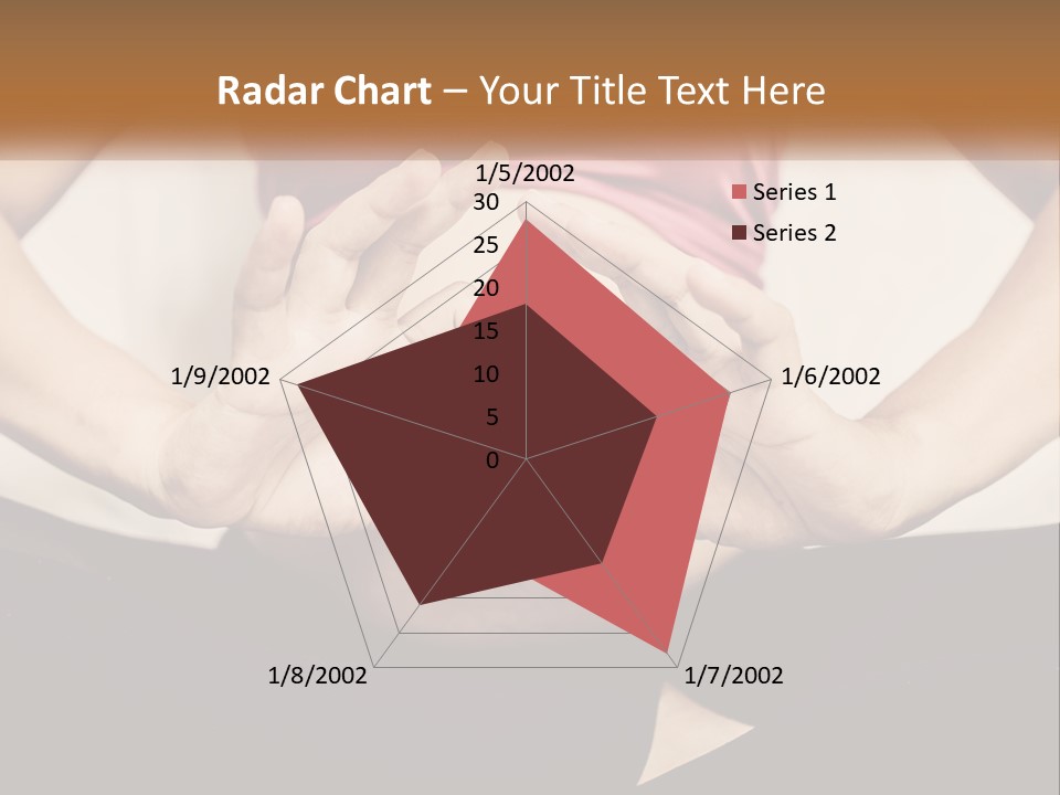 A Woman Making A Heart Shape With Her Hands PowerPoint Template
