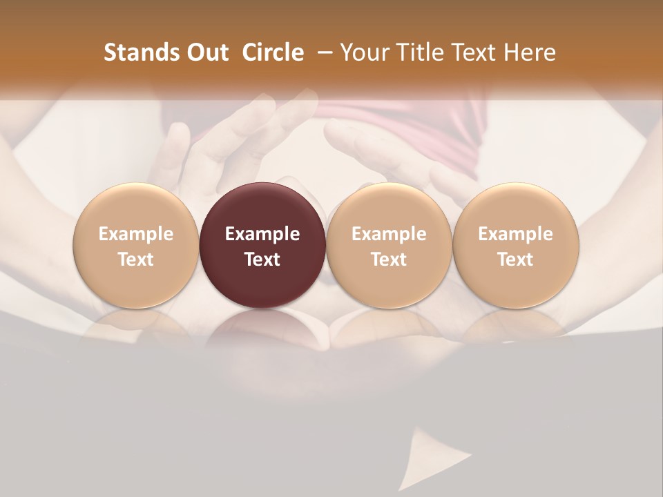 A Woman Making A Heart Shape With Her Hands PowerPoint Template