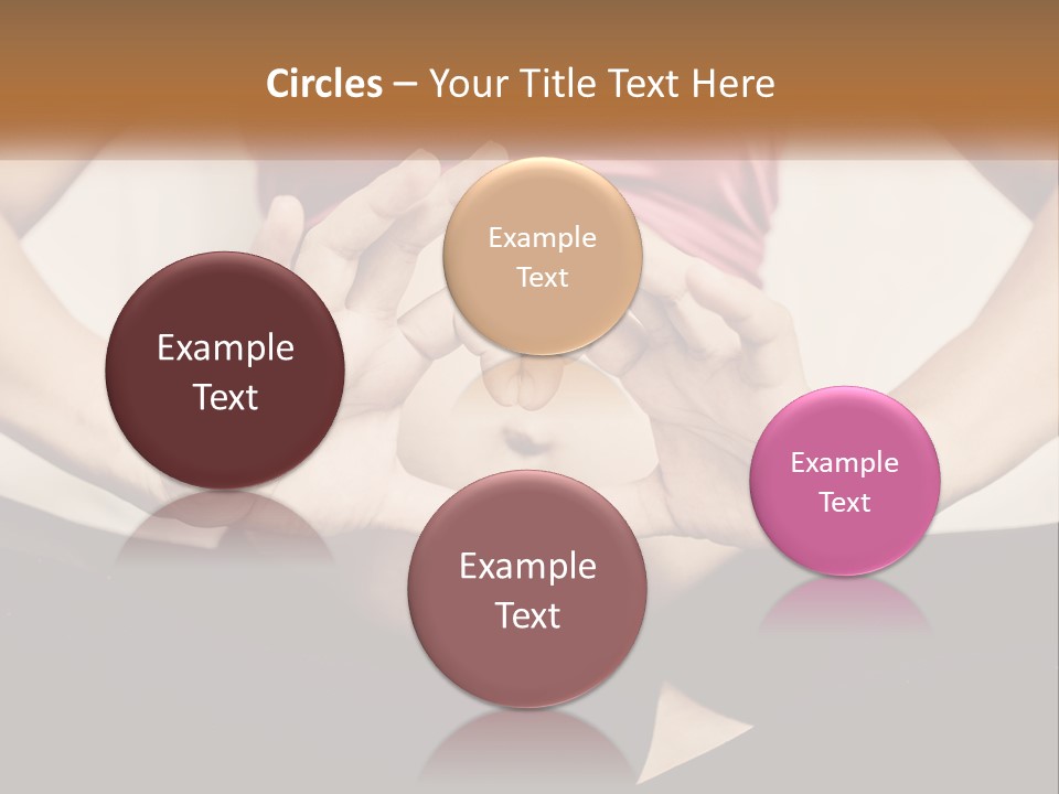 A Woman Making A Heart Shape With Her Hands PowerPoint Template