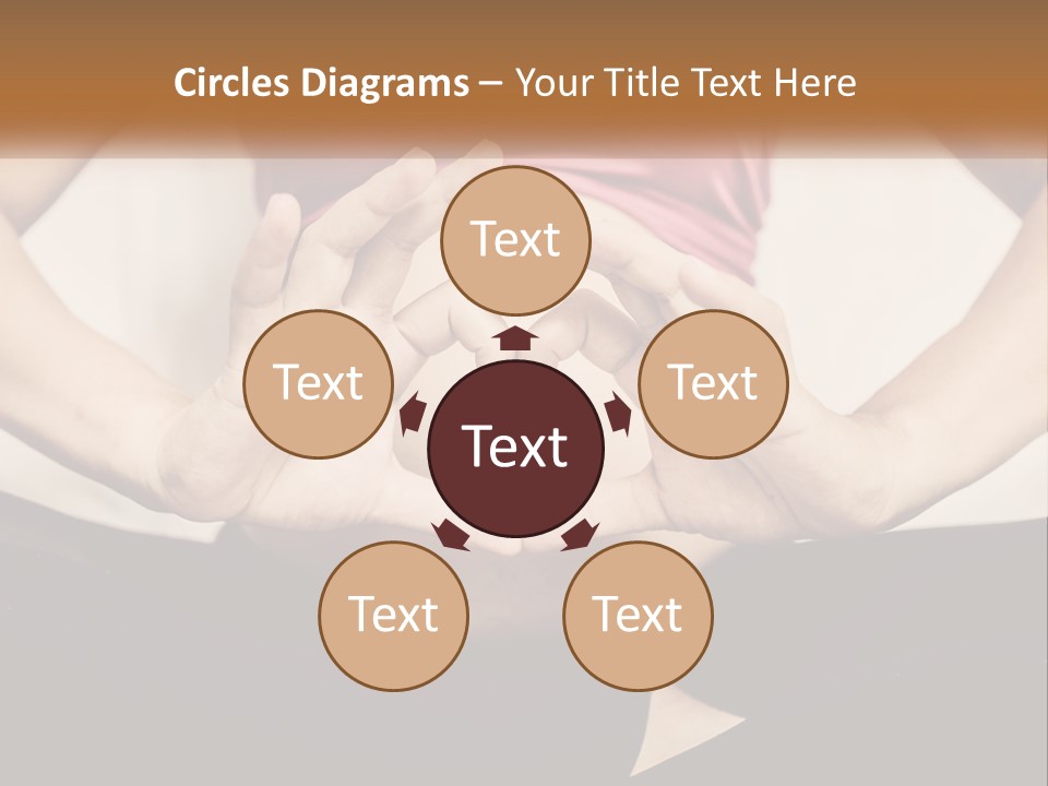A Woman Making A Heart Shape With Her Hands PowerPoint Template