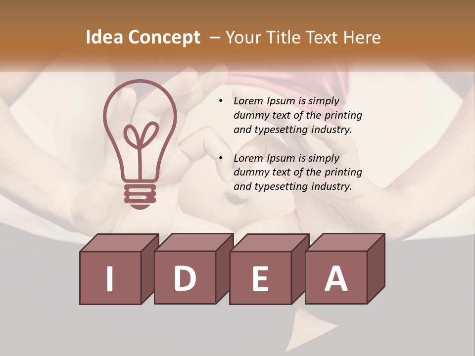 A Woman Making A Heart Shape With Her Hands PowerPoint Template