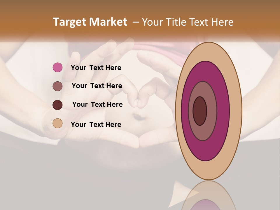 A Woman Making A Heart Shape With Her Hands PowerPoint Template