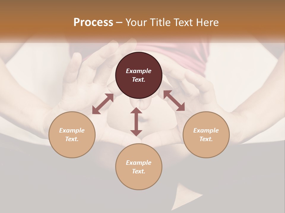 A Woman Making A Heart Shape With Her Hands PowerPoint Template
