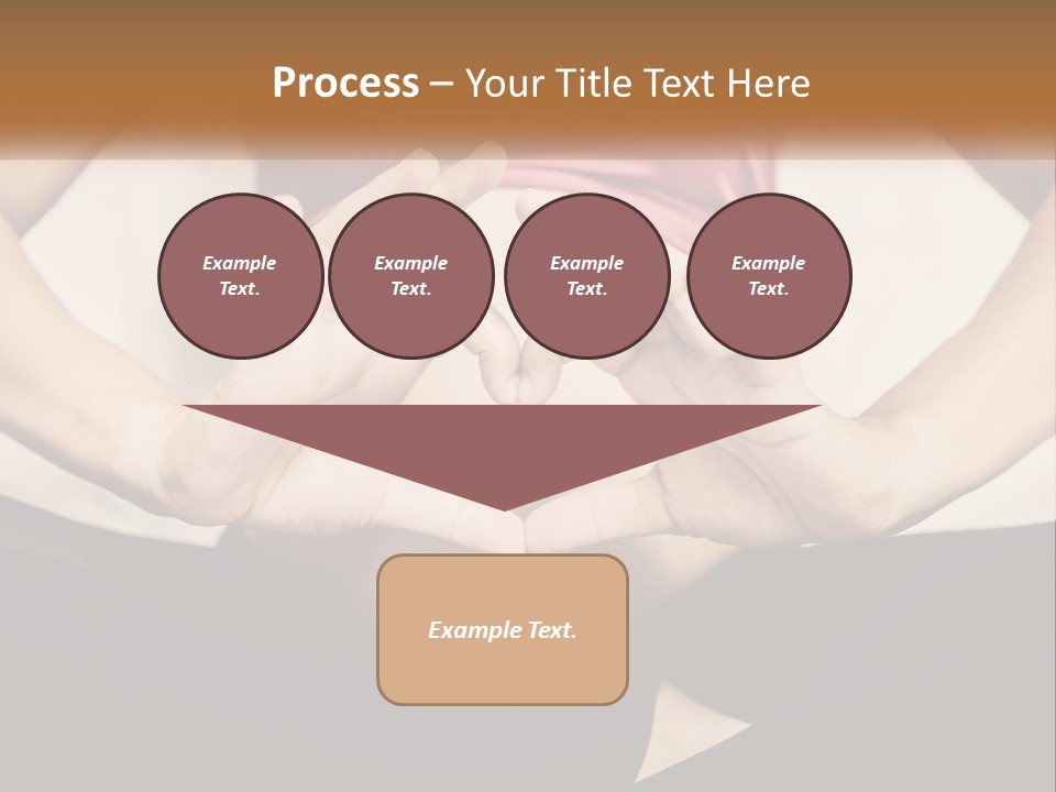 A Woman Making A Heart Shape With Her Hands PowerPoint Template