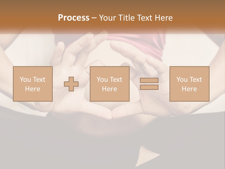 A Woman Making A Heart Shape With Her Hands PowerPoint Template