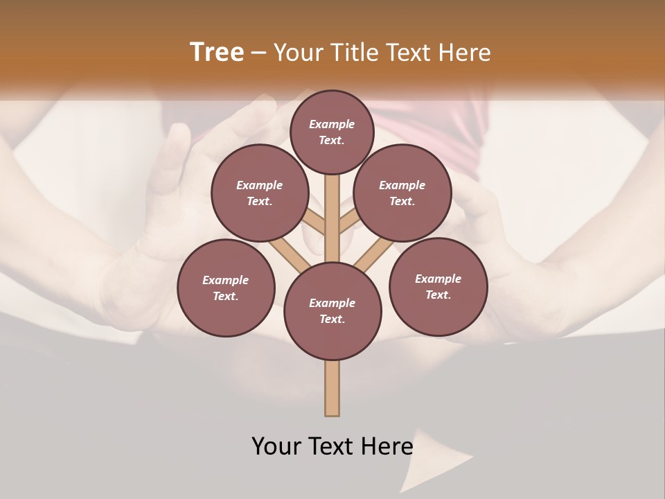 A Woman Making A Heart Shape With Her Hands PowerPoint Template