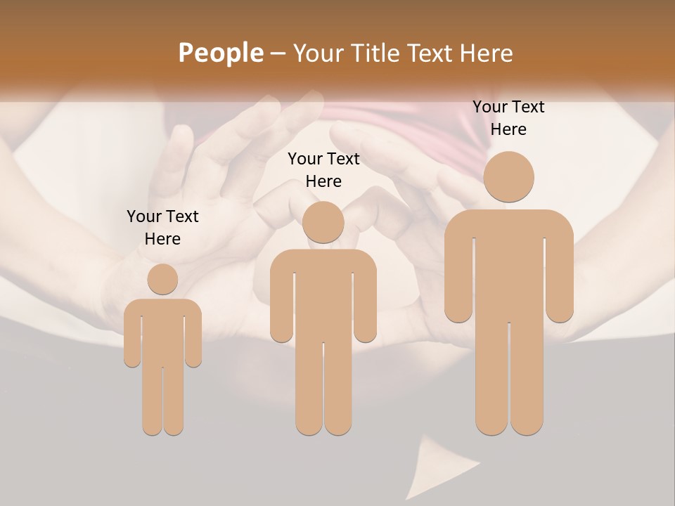 A Woman Making A Heart Shape With Her Hands PowerPoint Template