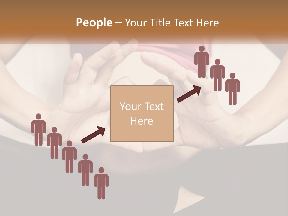 A Woman Making A Heart Shape With Her Hands PowerPoint Template