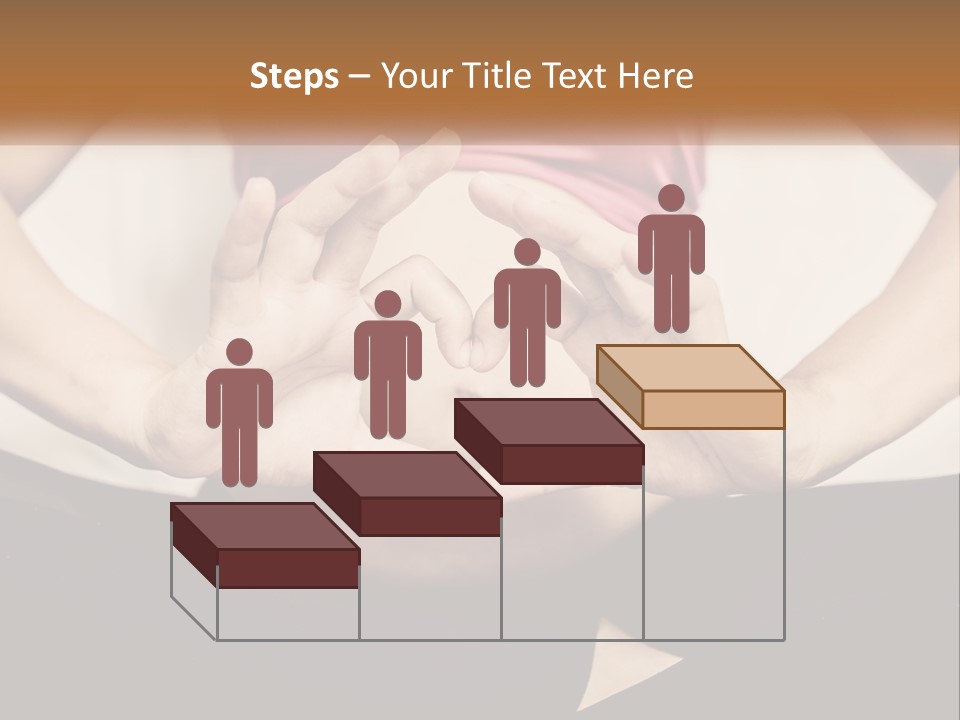 A Woman Making A Heart Shape With Her Hands PowerPoint Template