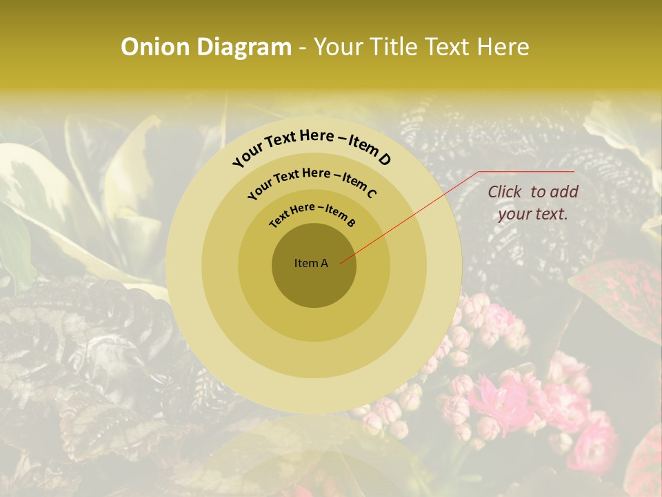 A Bunch Of Plants That Are In The Grass PowerPoint Template