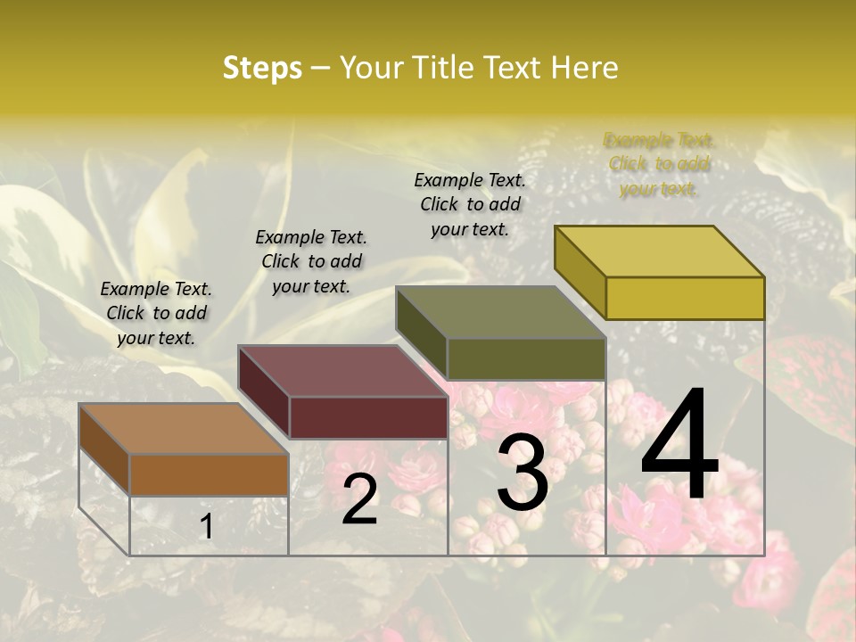 A Bunch Of Plants That Are In The Grass PowerPoint Template