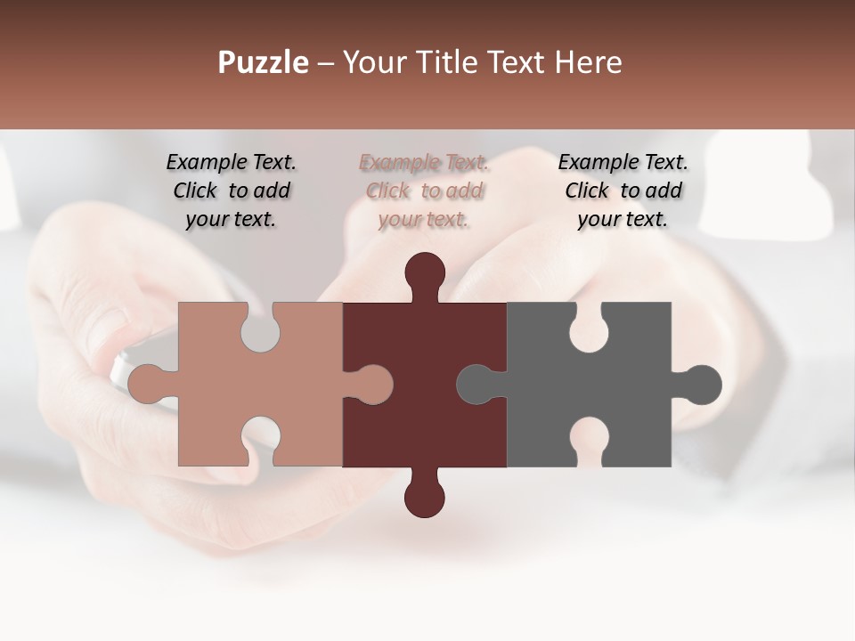 A Person Holding A Cell Phone In Their Hands PowerPoint Template