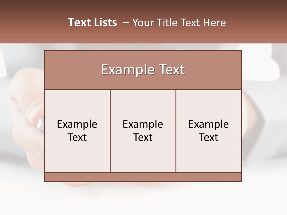 A Person Holding A Cell Phone In Their Hands PowerPoint Template