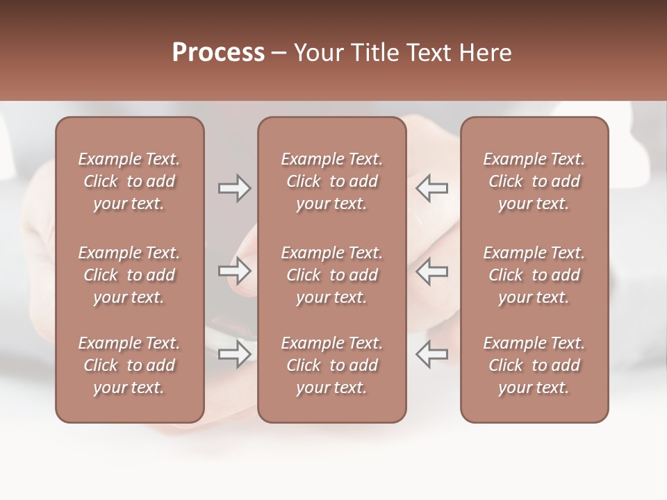 A Person Holding A Cell Phone In Their Hands PowerPoint Template