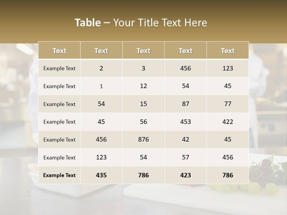 A Woman In A Chef's Hat Is Preparing Food PowerPoint Template