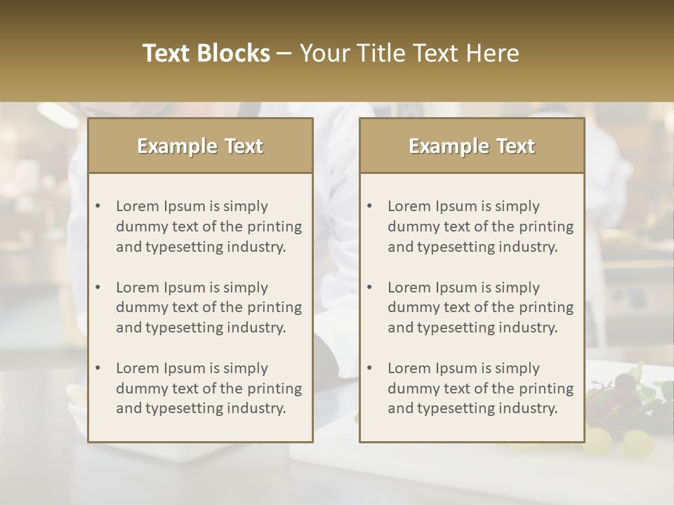 A Woman In A Chef's Hat Is Preparing Food PowerPoint Template
