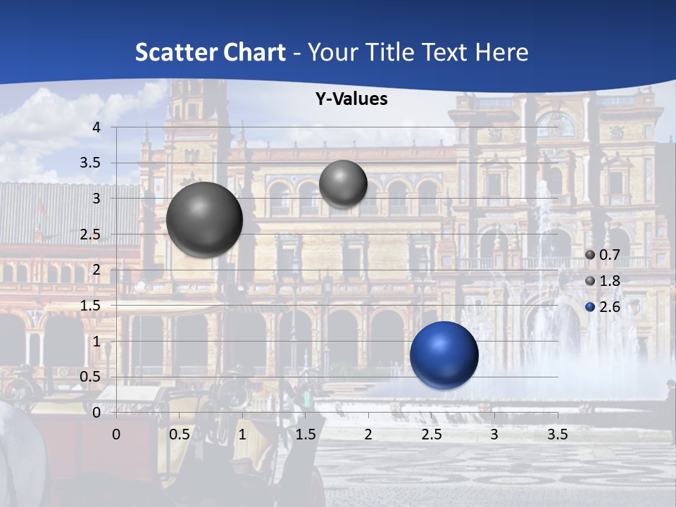 A Horse Drawn Carriage In Front Of A Large Building PowerPoint Template