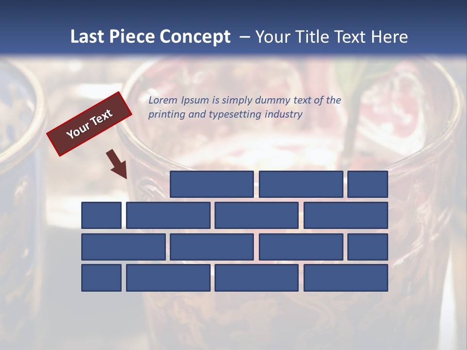 A Group Of Cups With A Plant Growing Out Of Them PowerPoint Template