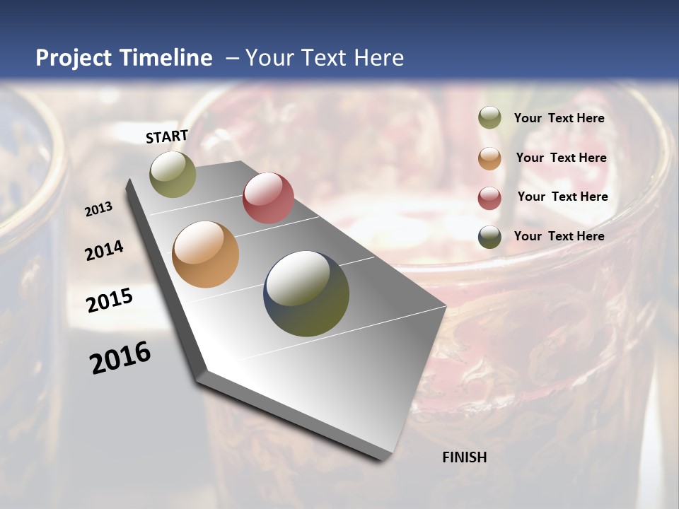 A Group Of Cups With A Plant Growing Out Of Them PowerPoint Template