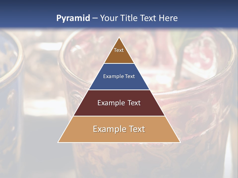 A Group Of Cups With A Plant Growing Out Of Them PowerPoint Template