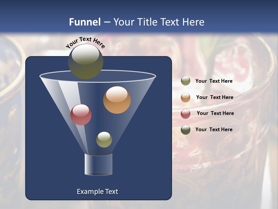 A Group Of Cups With A Plant Growing Out Of Them PowerPoint Template