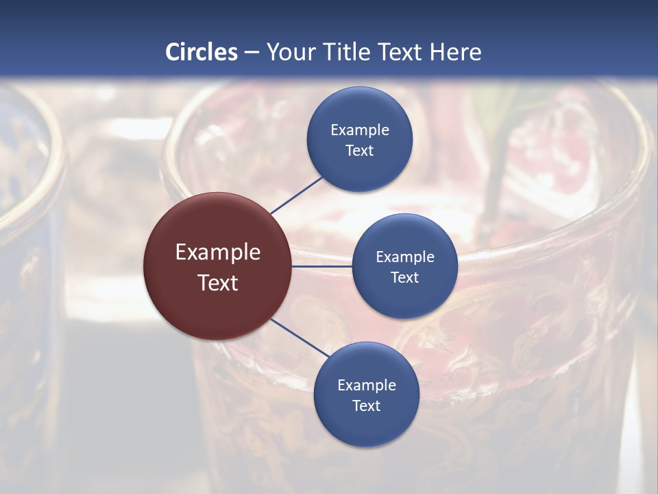 A Group Of Cups With A Plant Growing Out Of Them PowerPoint Template