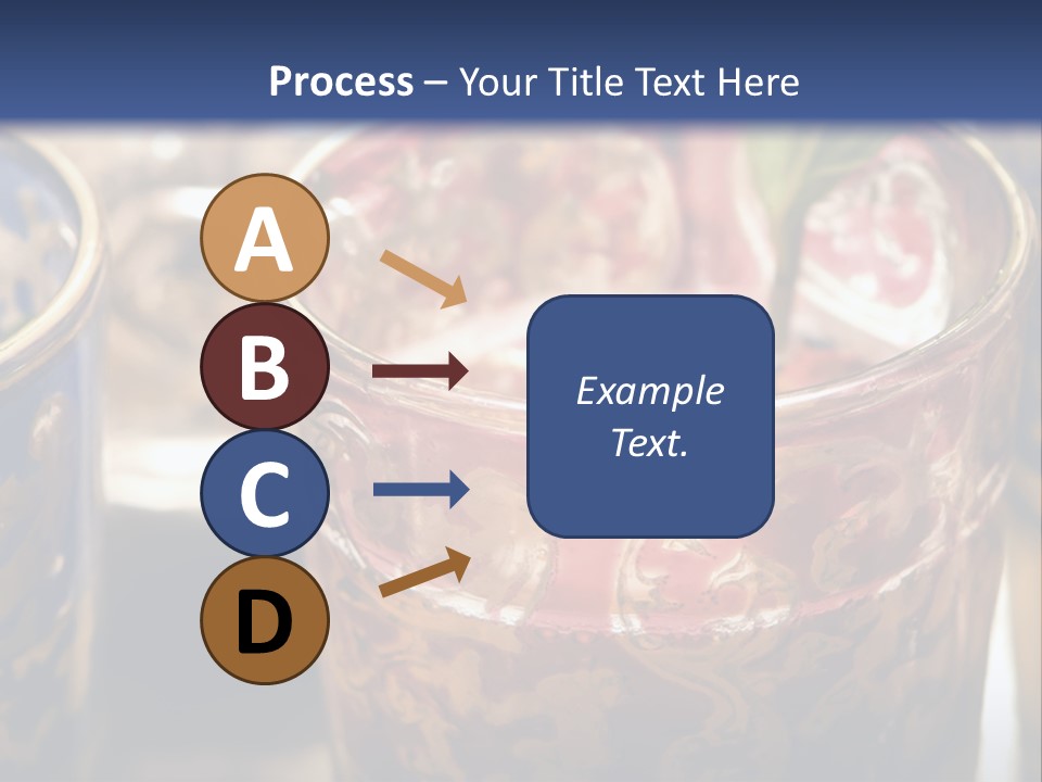 A Group Of Cups With A Plant Growing Out Of Them PowerPoint Template