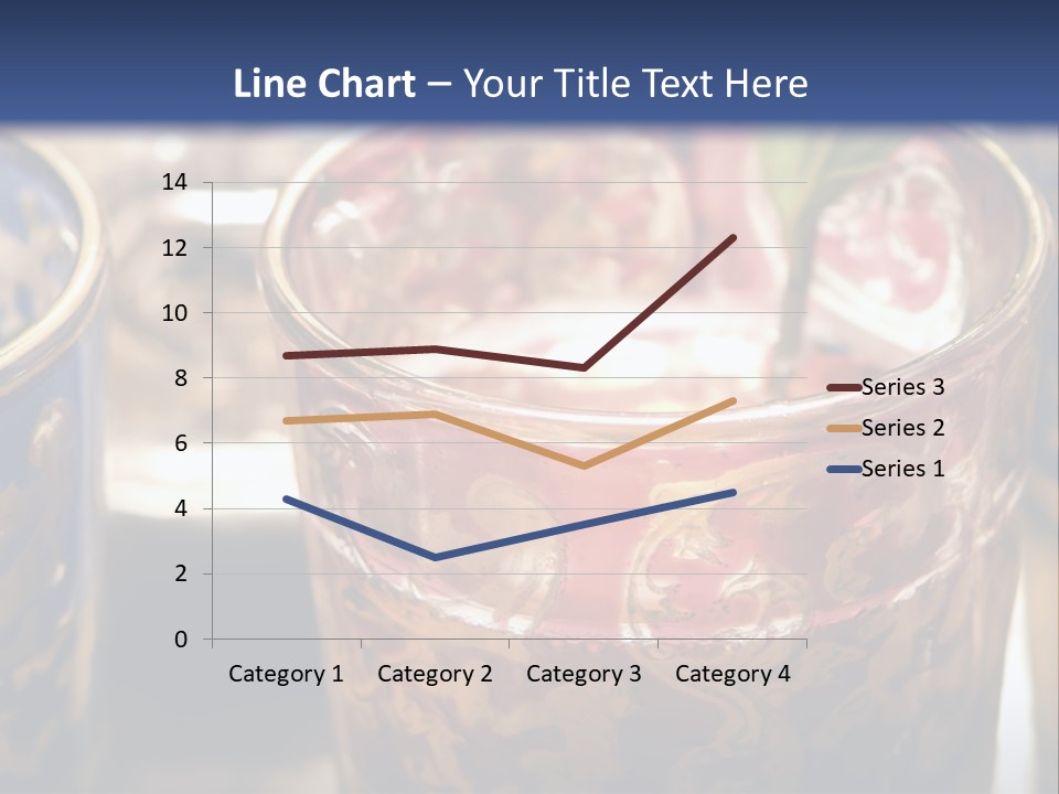 A Group Of Cups With A Plant Growing Out Of Them PowerPoint Template