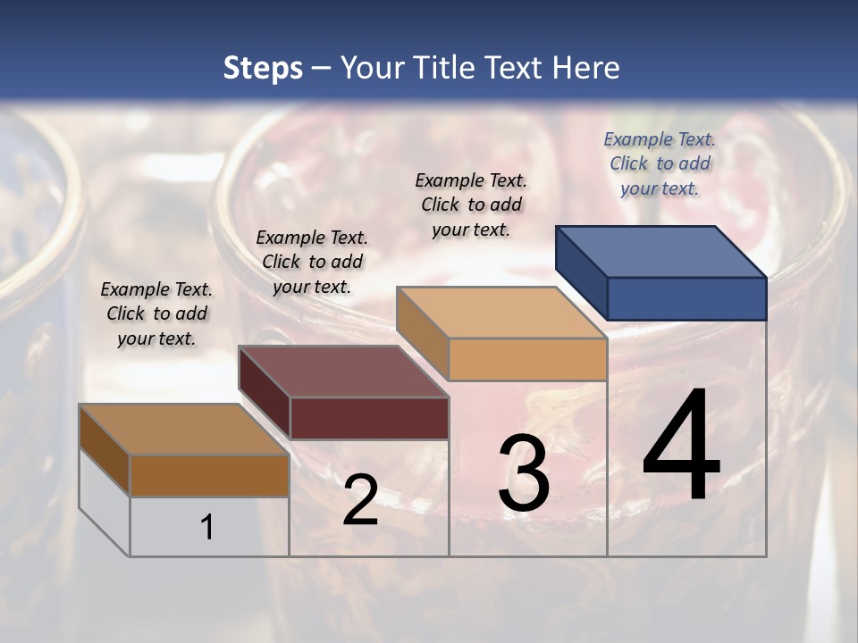 A Group Of Cups With A Plant Growing Out Of Them PowerPoint Template