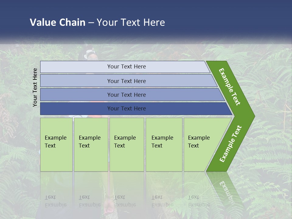 A Group Of People Walking Down A Path In The Woods PowerPoint Template