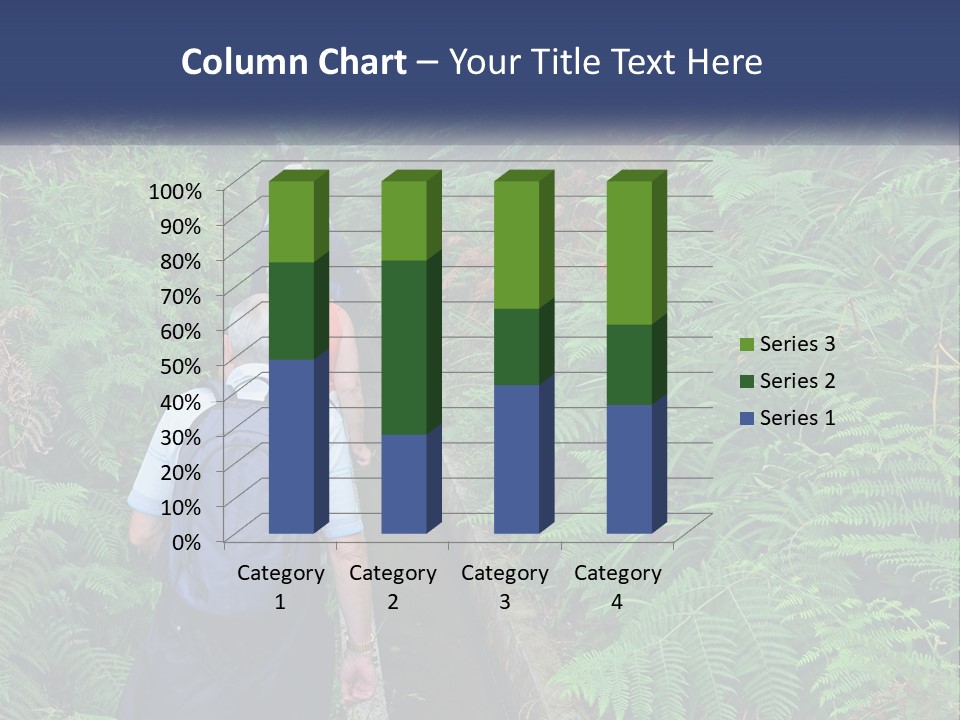 A Group Of People Walking Down A Path In The Woods PowerPoint Template