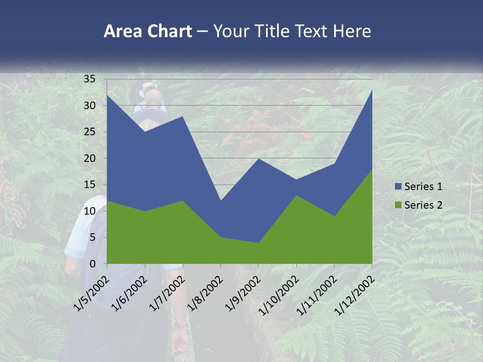 A Group Of People Walking Down A Path In The Woods PowerPoint Template
