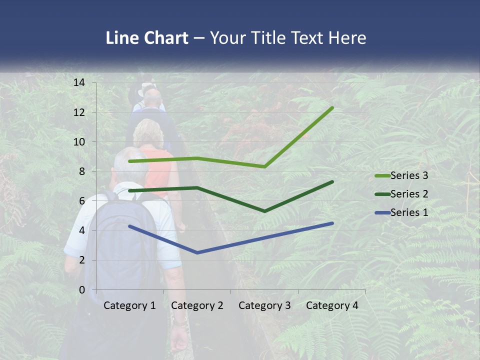 A Group Of People Walking Down A Path In The Woods PowerPoint Template